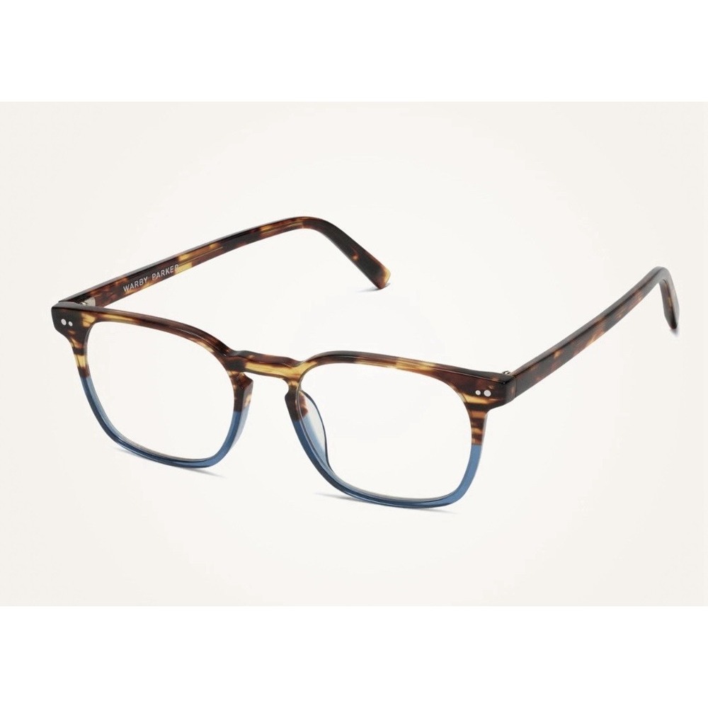 Warby Parker Santiago Eyeglasses W 344 Hudson Blue Fade 53-18-150 Frames ONLY